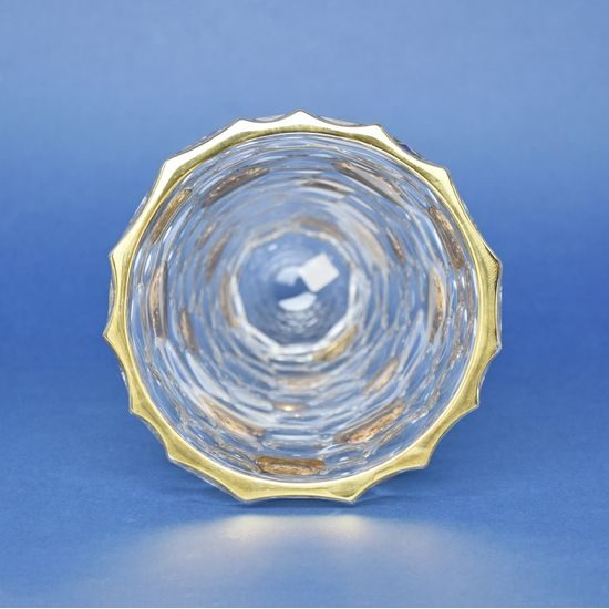 Vase Lisboa 31 cm gold dots - crystal, Jihlavské sklárny Bohemia 1845