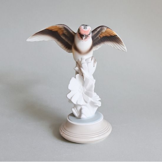 Goldfinch 17,5 x 10 x 19,5 cm, Pastel, Porcelain Figures Duchcov