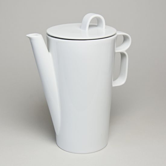 Bohemia White, Coffeepot 0,76 l, design Jiří Pelcl, Czech Porcelain a.s.