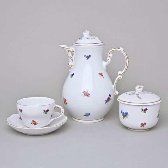 Cukřenka bez oušek s víčkem bez výřezu 200 ml, Rakouská házenka, Český porcelán a.s.