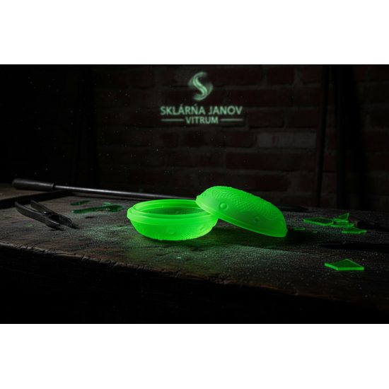 Jar Filigree (uranium glass), Glassworks Janov