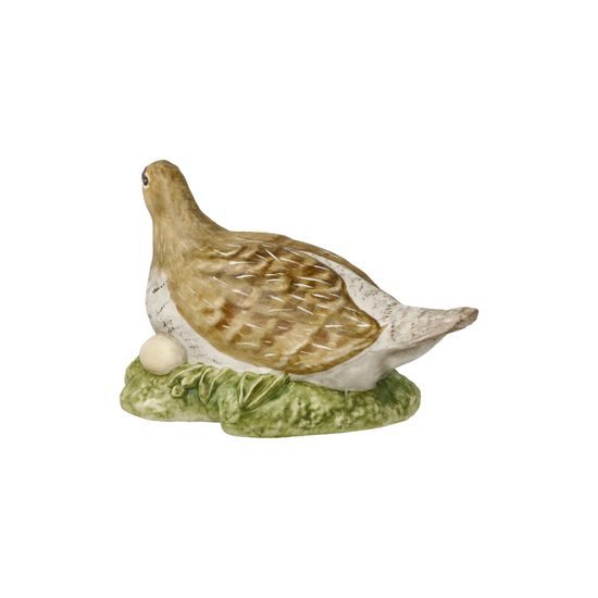 Figurka koroptev 11 / 6,5 / 6,5 cm, biskvitový porcelán, pták roku 2026, Goebel