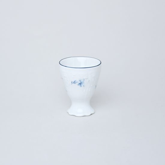 Egg cup, Thun 1794 Carlsbad porcelain, BERNADOTTE blue flower