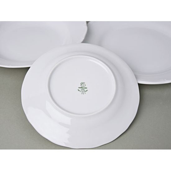 Verona white: Plate set for 6 pers., G. Benedikt 1882, bottom sign