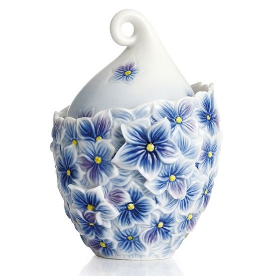 Floral Bouquet Collection porcelain sugar jar 12 cm, FRANZ Porcelain