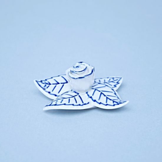 Dekorační růže / růžička ke stolování 7,3 x 3 cm, Cibulák, originální z Dubí