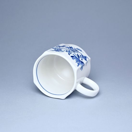 Cup and sacuer Vito 210 ml, mirror saucer 13 cm, Original Blue Onion Pattern