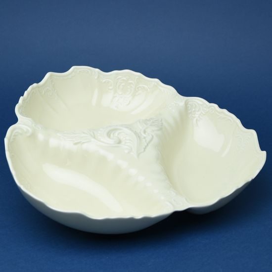 Cabaret bowl 30 cm, Thun 1794 Carlsbad porcelain, BERNADOTTE ivory