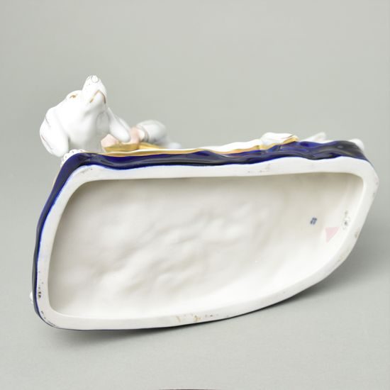 Psovod 29 x 17 x 33 cm, Porcelánové figurky Duchcov