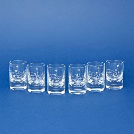 Celebration - Liquer tumbler 30 ml, 6 pcs., Swarowski Crystals