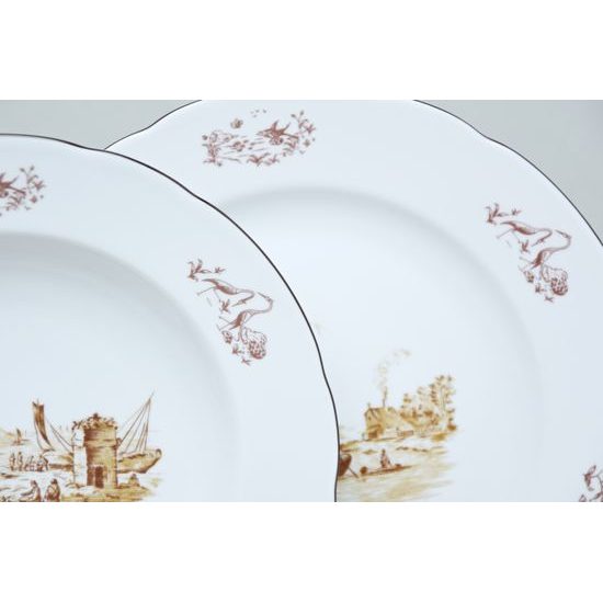 Rose 81048: Talířová sada pro 6 osob, Thun 1794, karlovarský porcelán