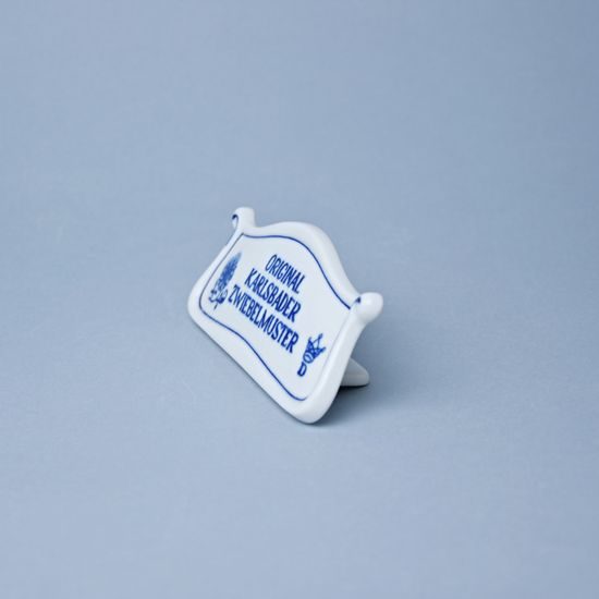 Reklamní štítek s nápisem 14 cm, Cibulák, originální z Dubí