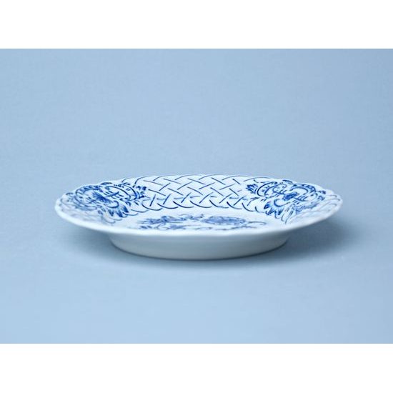 Plate embossed 15 cm, Original Blue Onion Pattern