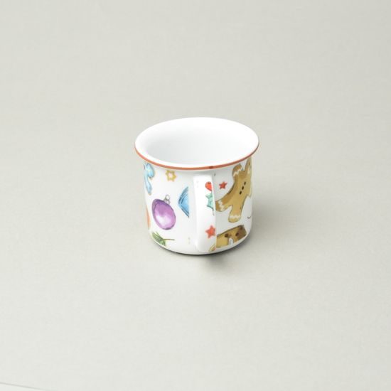 Hrnek Tina mini 100 ml, vánoční dobroty, Český porcelán a.s.