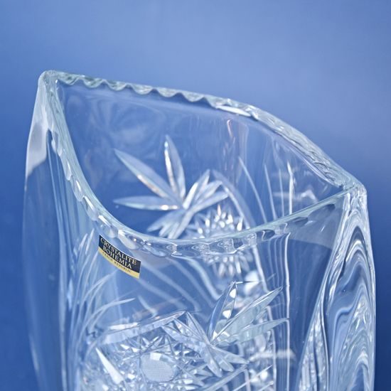 Crystal Hand Cut Vase, Orbit, 305 mm, Crystal BOHEMIA