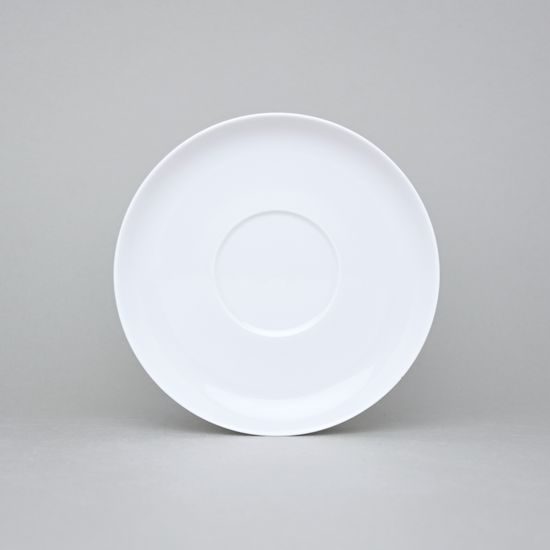 Saucer 160 mm, Thun 1794, karlovarský porcelán, TOM white