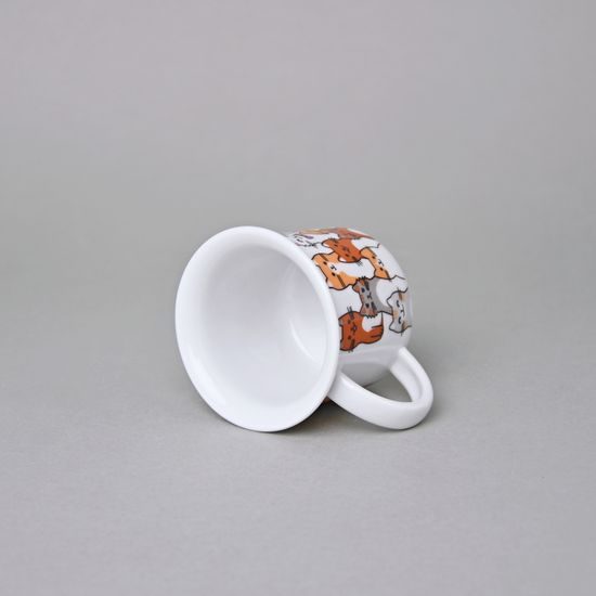 Hrnek Tina mini 100 ml, Kočky, Český porcelán a.s.