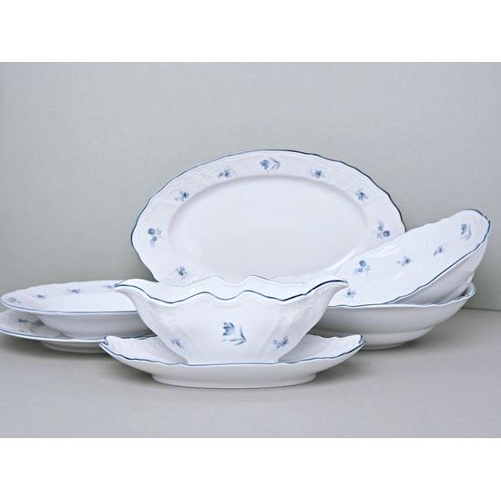 Dining set 16 pcs., Thun 1794 Carlsbad porcelain, BERNADOTTE blue flower