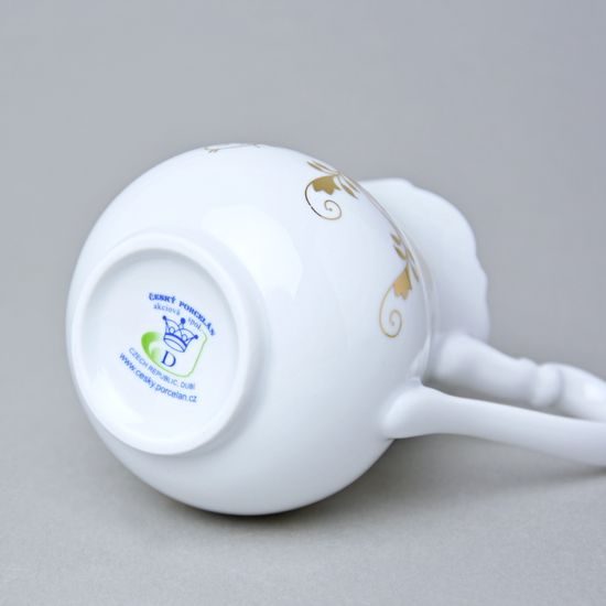 Creamer 250 ml, Golden Onion Pattern, Český porcelán from Dubí