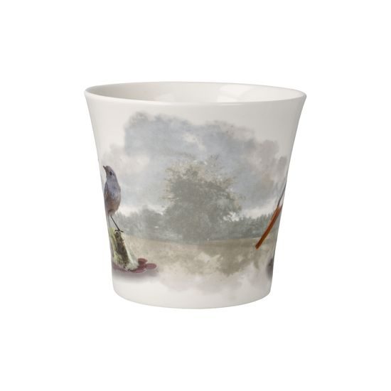 Hrnek Černá rehka 350 ml, jemný kostní porcelán, pták roku 2025, Goebel