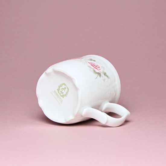 Pink line: Mug 0,23 l, Thun 1794 Carlsbad porcelain, Bernadotte roses