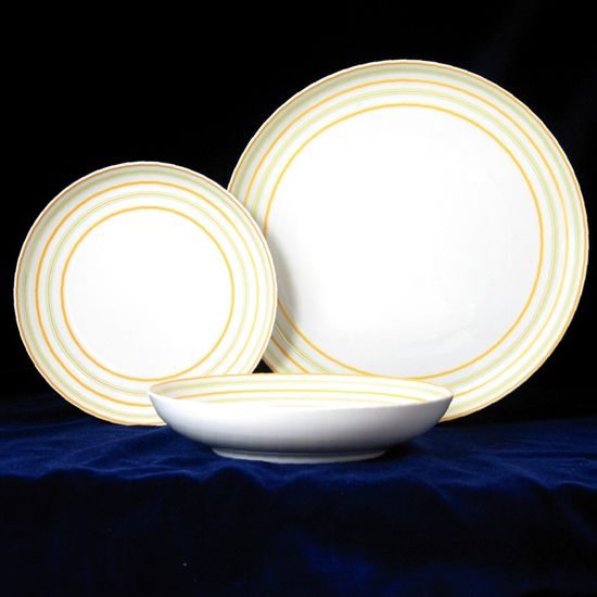 Plate set for 6 persons, Thun 1794 Carlsbad porcelain, TOM 29958
