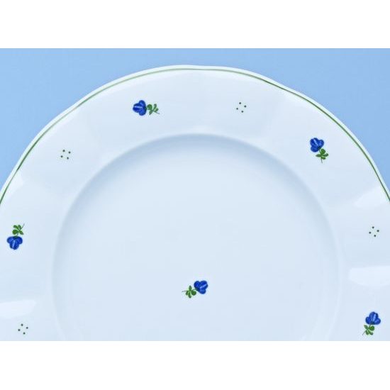 Plate dining 24 cm, Benedikt blue flowers, G. Benedikt 1882