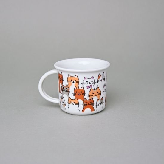 Hrnek Tina mini 100 ml, Kočky, Český porcelán a.s.