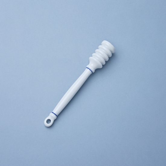 Naběračka na med 14 cm porcelánová, Cibulák, originální z Dubí