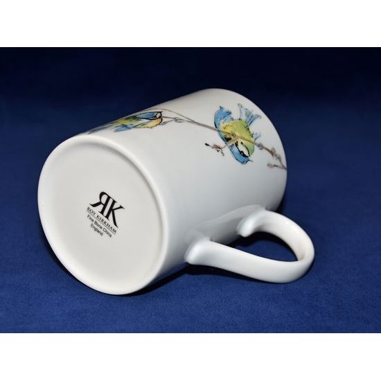 Ptačí kolekce - sýkorka modřinka: Hrnek Lucy 320 ml, anglický kostní porcelán, Roy Kirkham