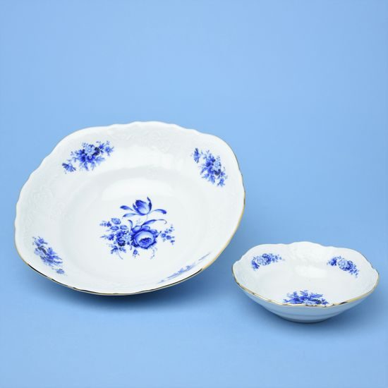 Compot set for 6 pers., Thun 1794 Carlsbad porcelain, BERNADOTTE blue rose