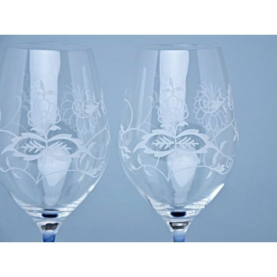 Celebration - Cibulák - Broušené skleničky na bílé víno 360 ml, 2 ks