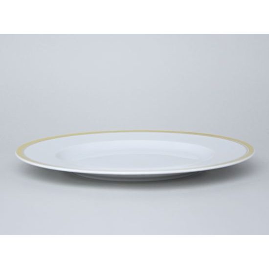 511: Dinner Plate 25 cm, Sabina, Gold Line, Leander Loučky