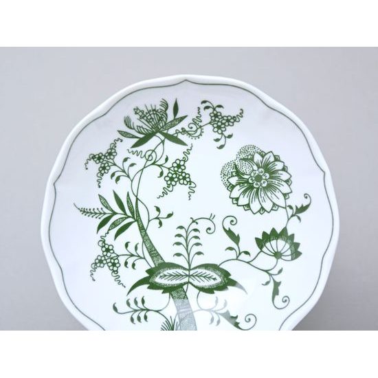 Podšálek B 14 cm, zelený cibulák, Český porcelán a.s.
