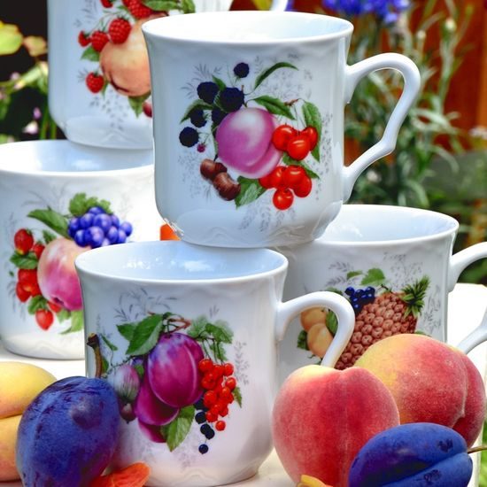 Mug Karel 0,27 l, fruits, Cesky porcelan a.s.