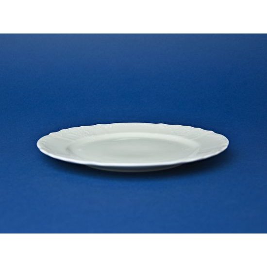 Talíř dezertní 21 cm, Thun 1794, karlovarský porcelán, BERNADOTTE ivory