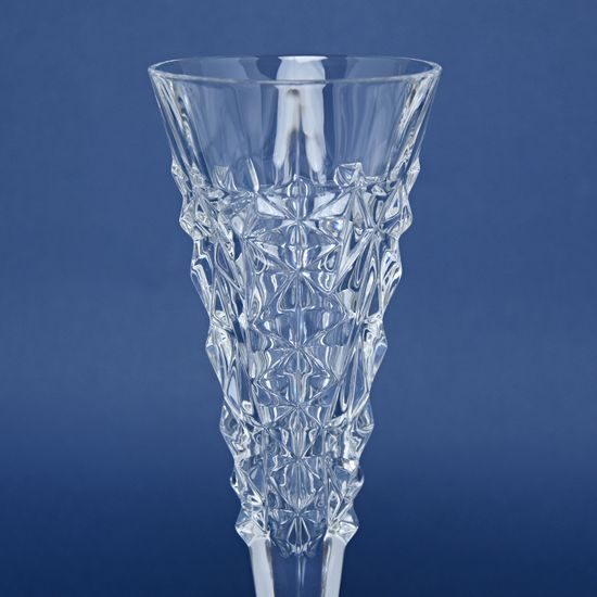 Crystal Champagne Glass GLACIER, 200 ml, Glassworks Jihlava Bohemia 1845
