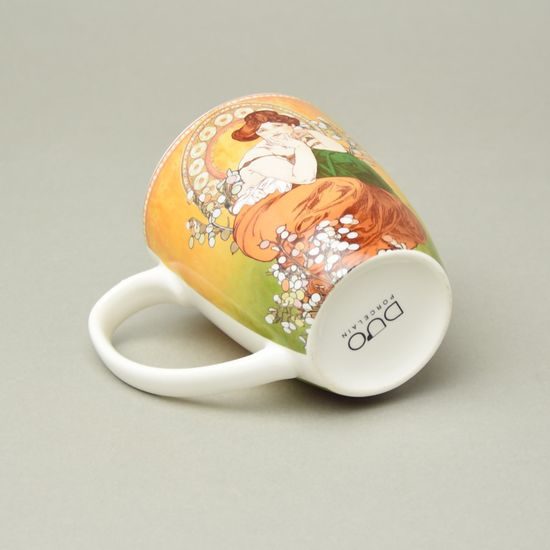 Hrnek 380 ml, Topaz, A. Mucha, porcelán DUO