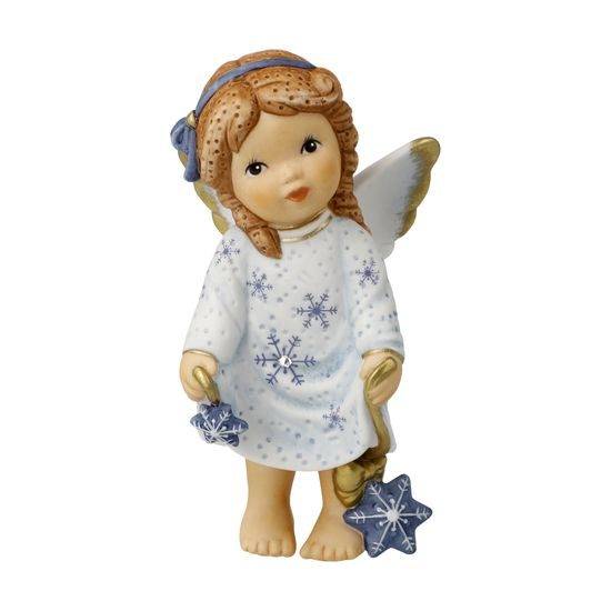 Angel Winter Charm 5 / 4.5 / 10cm, biscuit china, Nina & Marco, Goebel