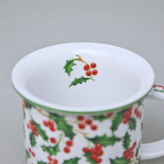 Mug Tina Fantasia, Christmas - Holly, 100 ml mini, Český porcelán a.s.