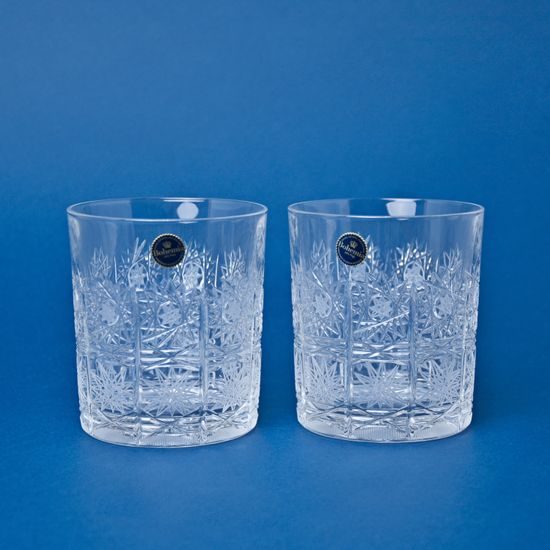 Sklenice na whisky 320 ml, broušený křišťál, Royal Crystal / Crystal Bohemia