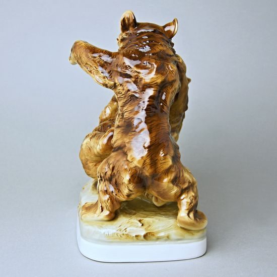 Bears 26,5 x 24,5 x 15 cm, Luxor, Porcelain Figures Duchcov