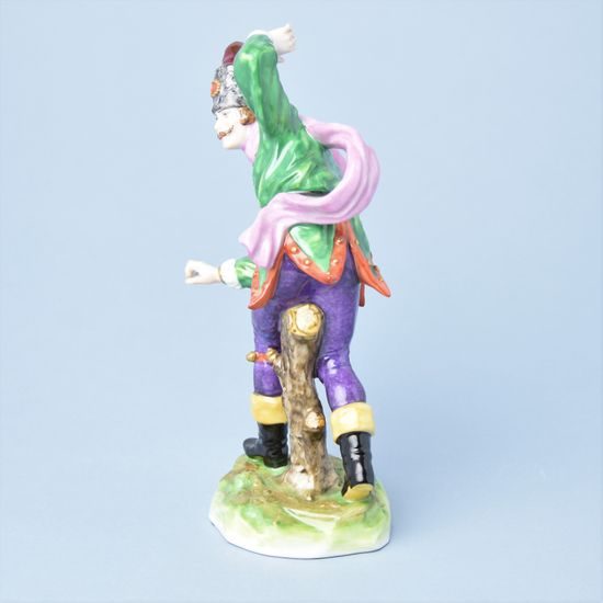 Claun with hat 11,0 cm x 8,5 cm x 19,0 cm, Oppel Gustav, Porcelain Figures Unterweissbacher