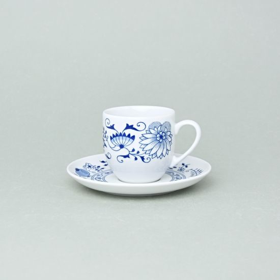 Šálek vysoký 0,16 l a podšálek 135 mm, Henrietta, Thun 1794, karlovarský porcelán