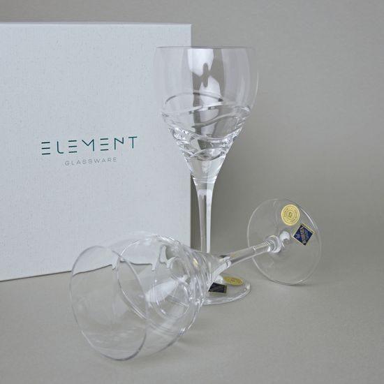 Wave - Set 2 sklenic na víno 300 ml, Jihlavské sklárny, ELEMENT