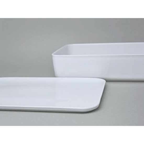 Mísa zapékací s víkem 35 x 23 x 8 cm, NO LIMITS, porcelán Seltmann