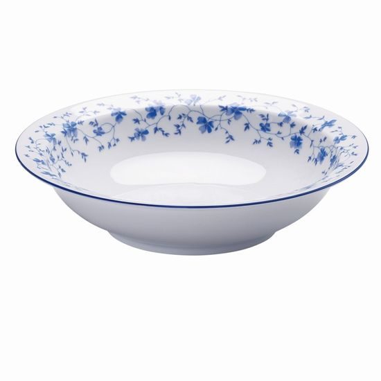 Bowl 23 cm, FORM Sugar 1382 Blaublüten, Arzberg porcelain