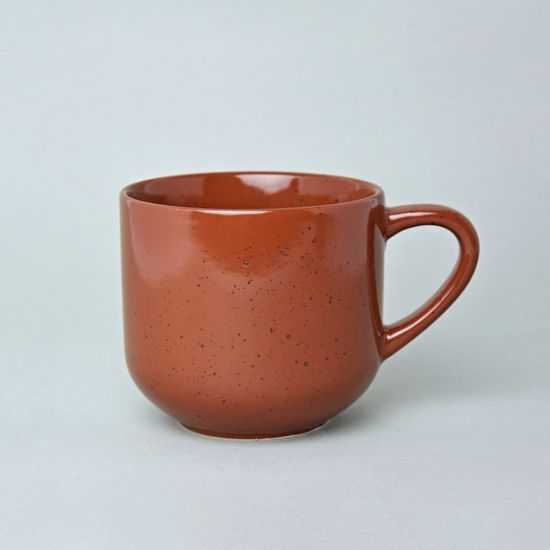 Hrnek 380 ml LIFESTYLE, Volcano - cihlová, G. Benedikt 1882