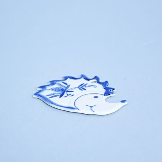 Christmass decoration Hedgehog 8 x 6 cm, Original Blue Onion Pattern