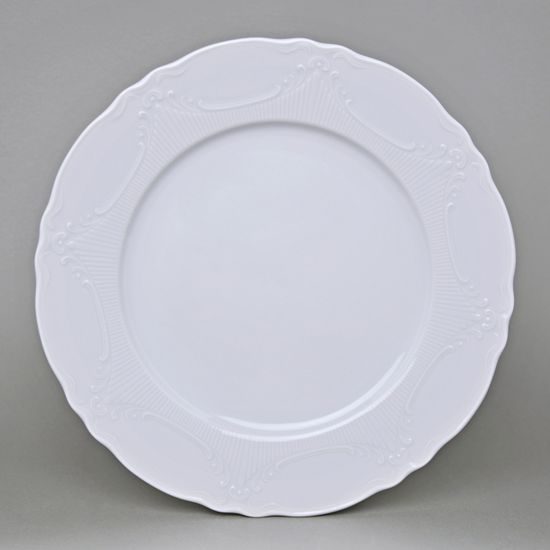 Vicomte white: Plate dining 27 cm, Thun 1794 Carlsbad porcelain